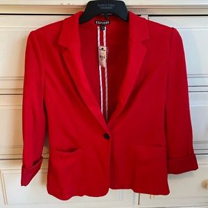 NWT express red blazer